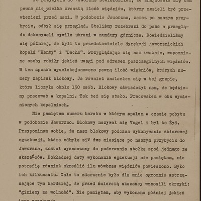 Relacja Jana Wnuka 1/7