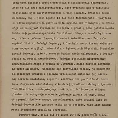 Relacja Jana Wnuka 2/7