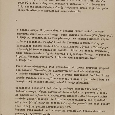 Relacja Antoniego Kucharza 1/5