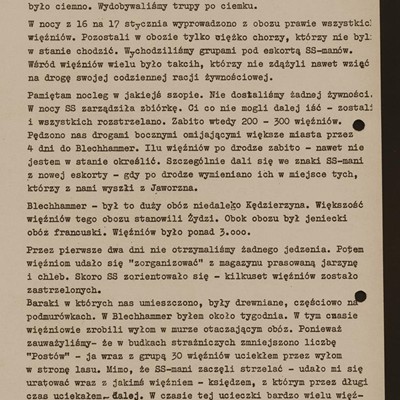 Relacja Zbigniewa Tokarskiego 3/4