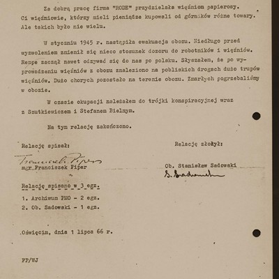 Relacja Stanisława Sadowskiego 3/3