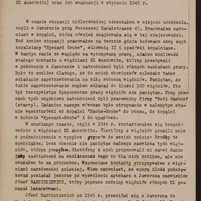 Relacja Wilhelma Wierzbickiego 1/4