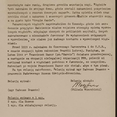 Relacja Wilhelma Wierzbickiego 4/4