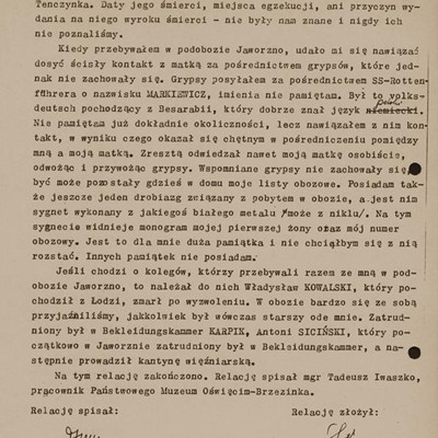 Relacja Włodzisława Śmiegielskiego 8/8