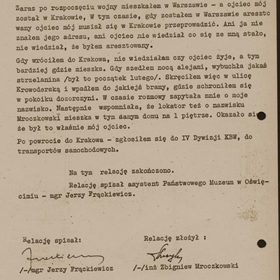 Relacja Zbigniewa Mroczkowskiego 3/3