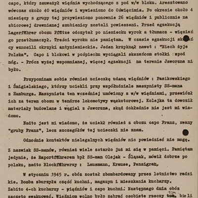 Relacja Mieczysława Zięcia Zewskiego 5/6