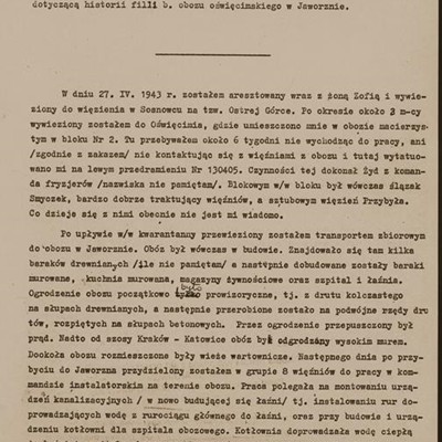 Relacja Augusta Pietruszki 1/3