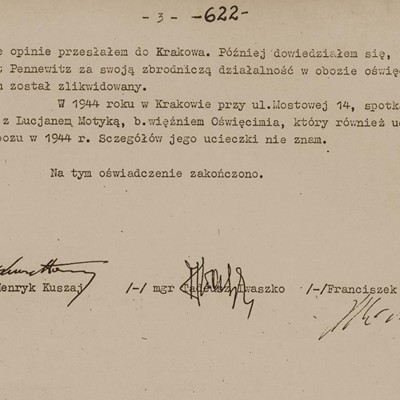 Oświadczenie Franciszka Mazura 3/3