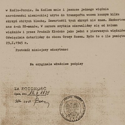 Protokół przesłuchania Antoniego Goebl 7/7