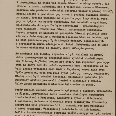 Relacja Tadeusza Borowca 2/8