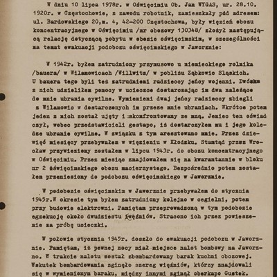 Relacja Jana Wygasa 1/5