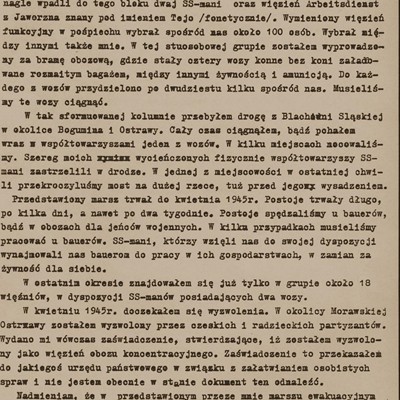 Relacja Jana Wygasa 4/5