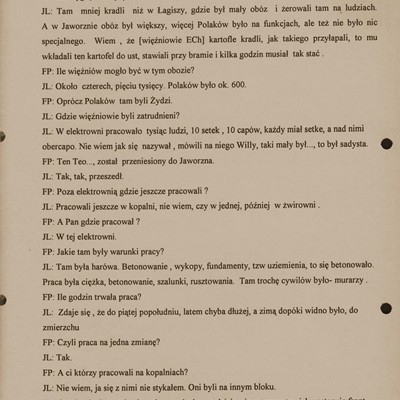 Relacja Józefa Lotki 3/9