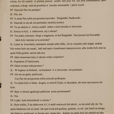 Relacja Józefa Lotki 4/9