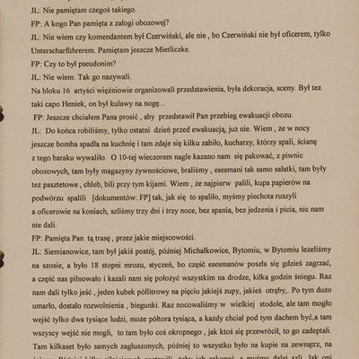 Relacja Józefa Lotki 6/9