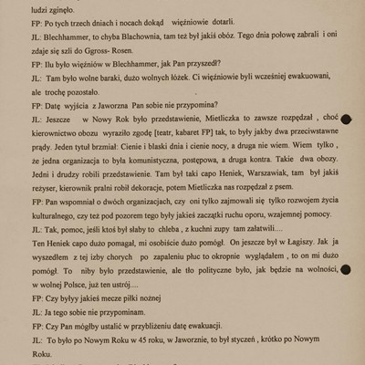 Relacja Józefa Lotki 7/9