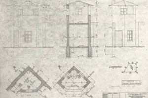 Narożna wieża strażnicza obozu Neu Dachs